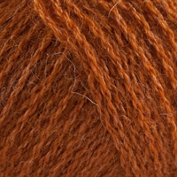 1214 Brændt Orange ALPACA+MERINO WOOL+NETTLES fra ONION 